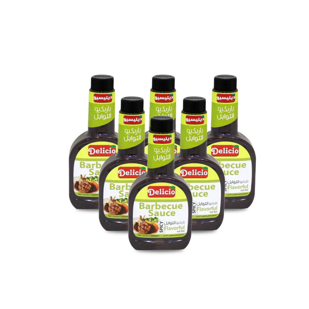 Delicio Spicy BBQ Sauce 532 ml(Pack of 2)
