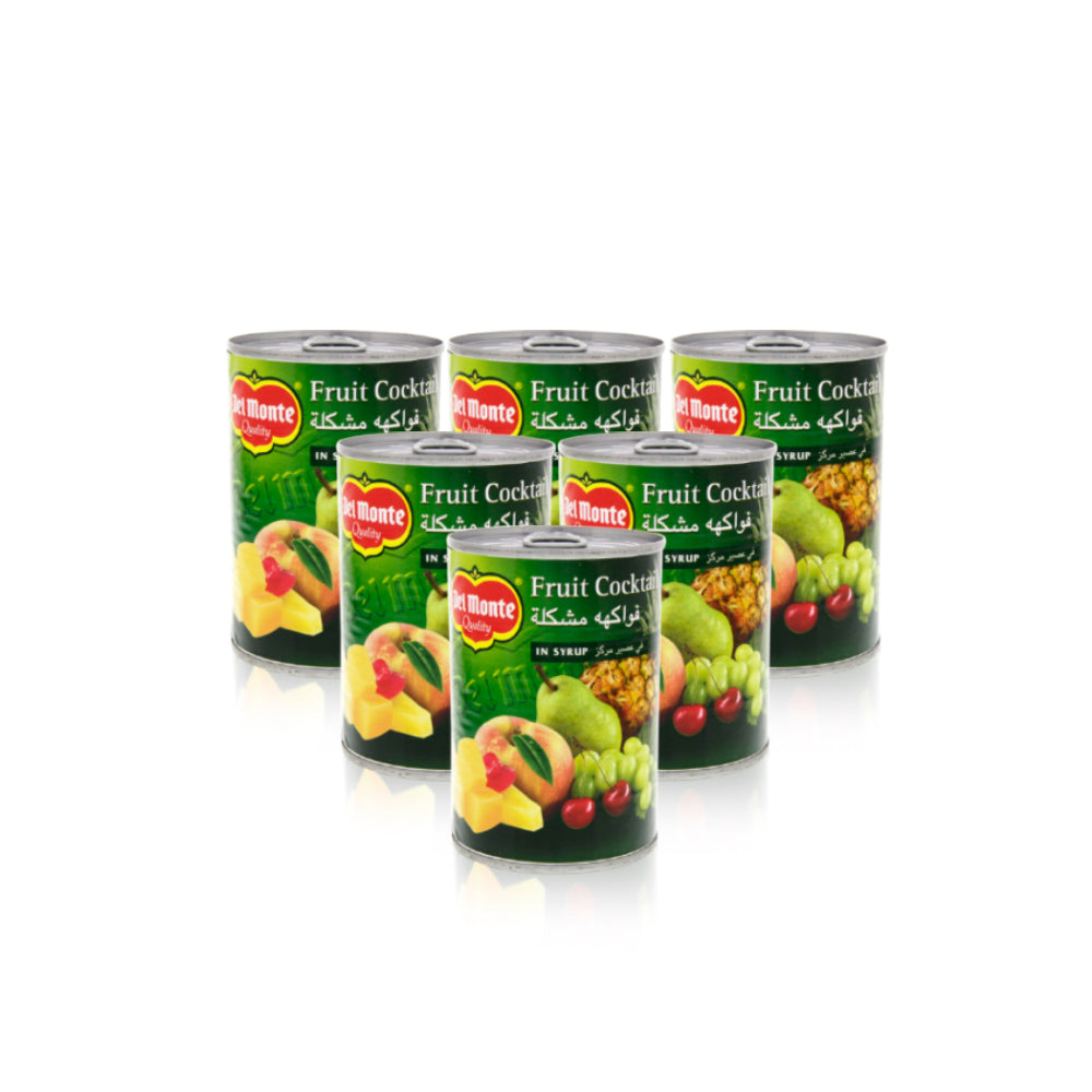 كوكتيل ديل مونتي فاكهة في شراب 420G (حزمة 6)