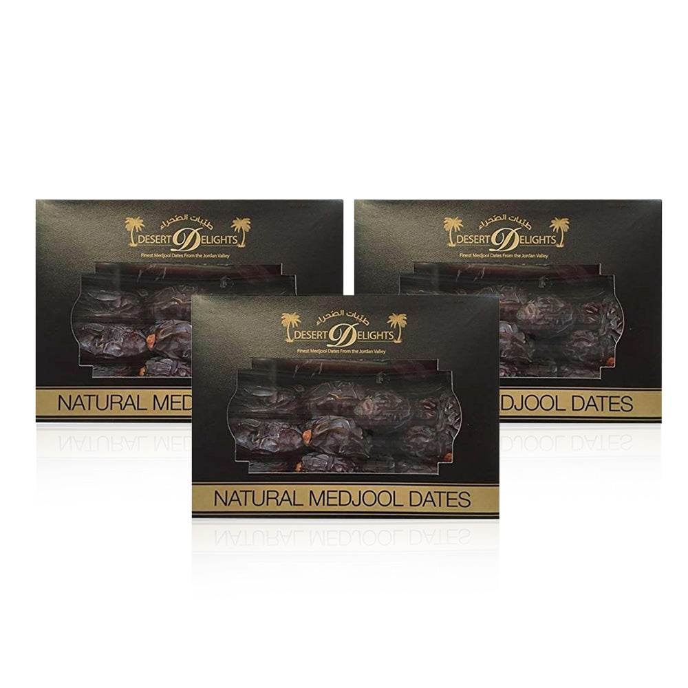 طيبات الصحراء تمر المجدول ممتاز كبير 1 كيلو عبوة 3 قطع