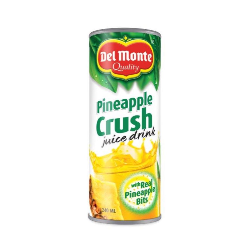 Del Monte Pineapple Crush Juice Drink 240ml - (Pack Of 24 Pieces) - Billjumla.com