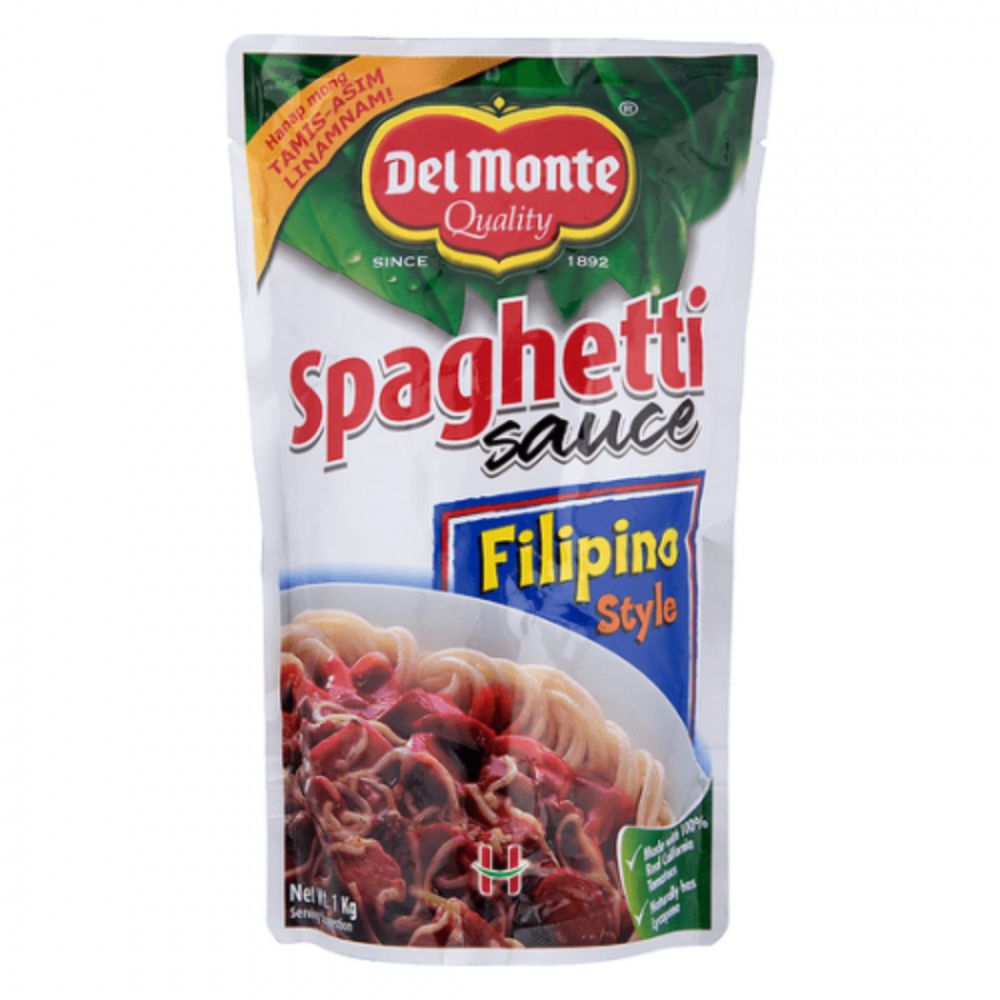 Del Monte Spaghetti Sauce filipino Style 1kg - (Pack of 12 Pieces) - Billjumla.com