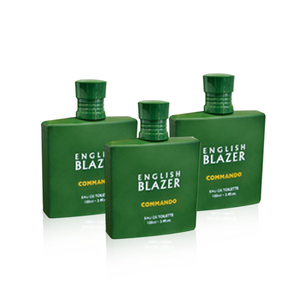 English Blazer Commando EDT - (Pack of 3)