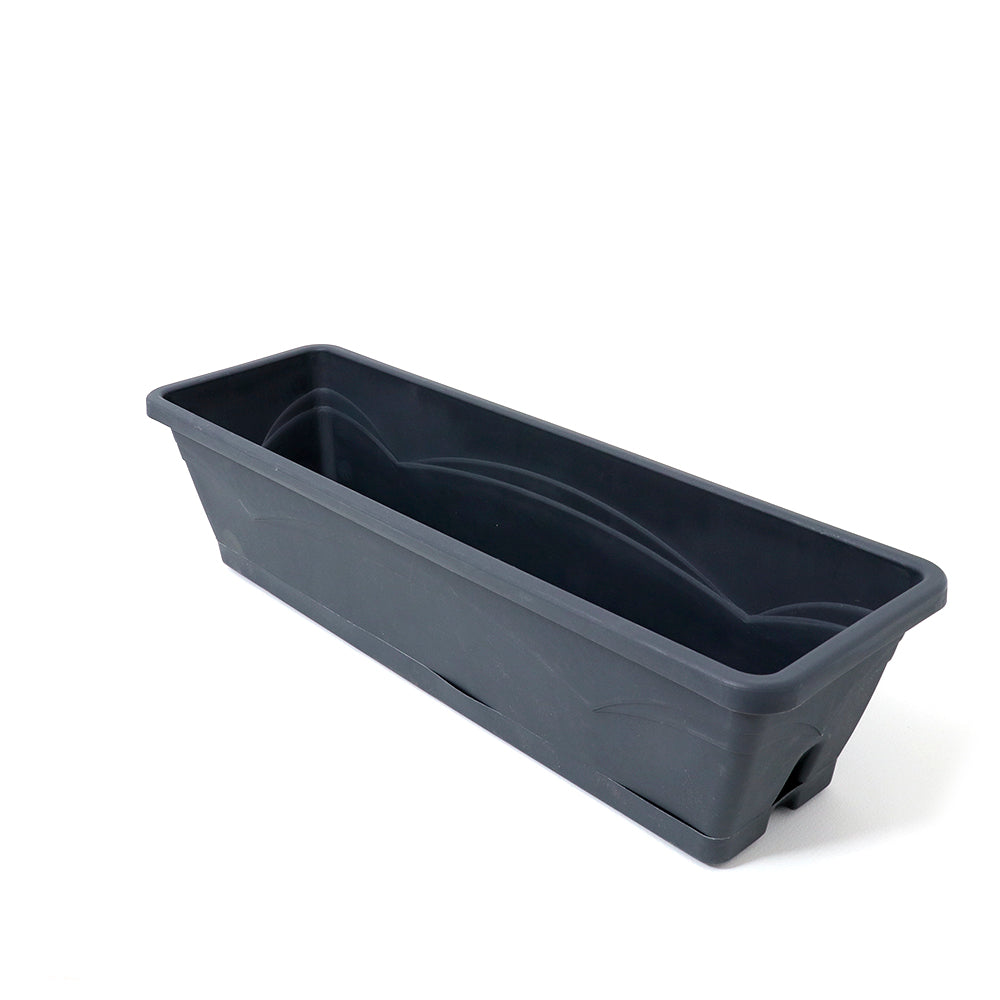 EDA Planter with Base 50 Cm - Grey Pack Of 6 - Billjumla.com