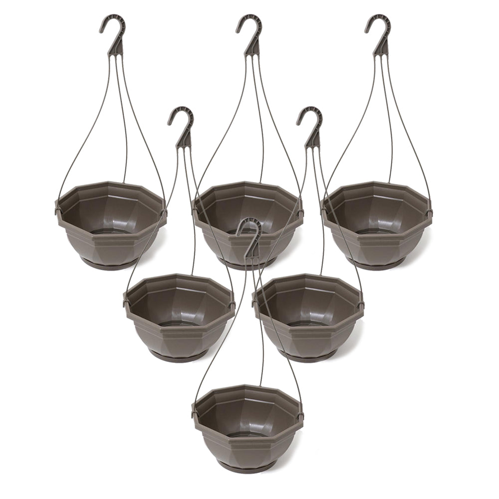 EDA وعاء معلق 27 سم - رمادي داكن عبوة 6