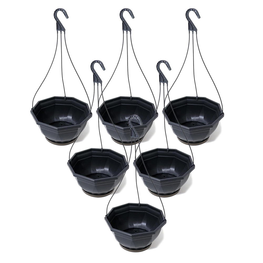 EDA سلطانيه معلقه 27 سم - رمادي 6 عبوات