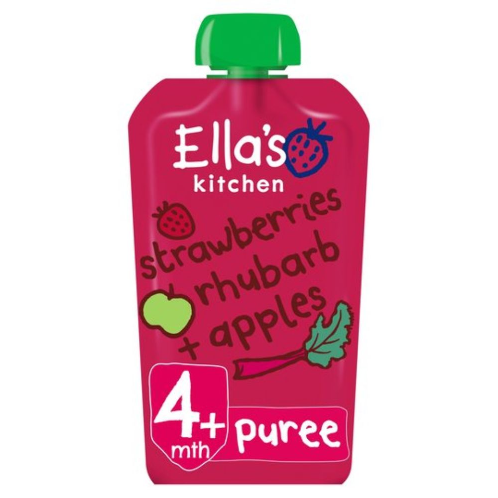 Ellas Kitchen Organic Strawberries + Apples 120g Regular - (Pack Of 7 Pieces) - Billjumla.com