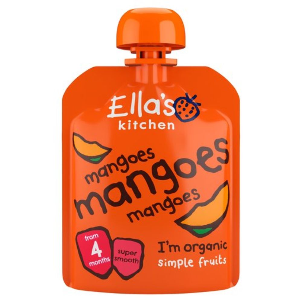 Ellas Kitchen Organic Mangoes 70g Regular - (Pack Of 7 Pieces) - Billjumla.com