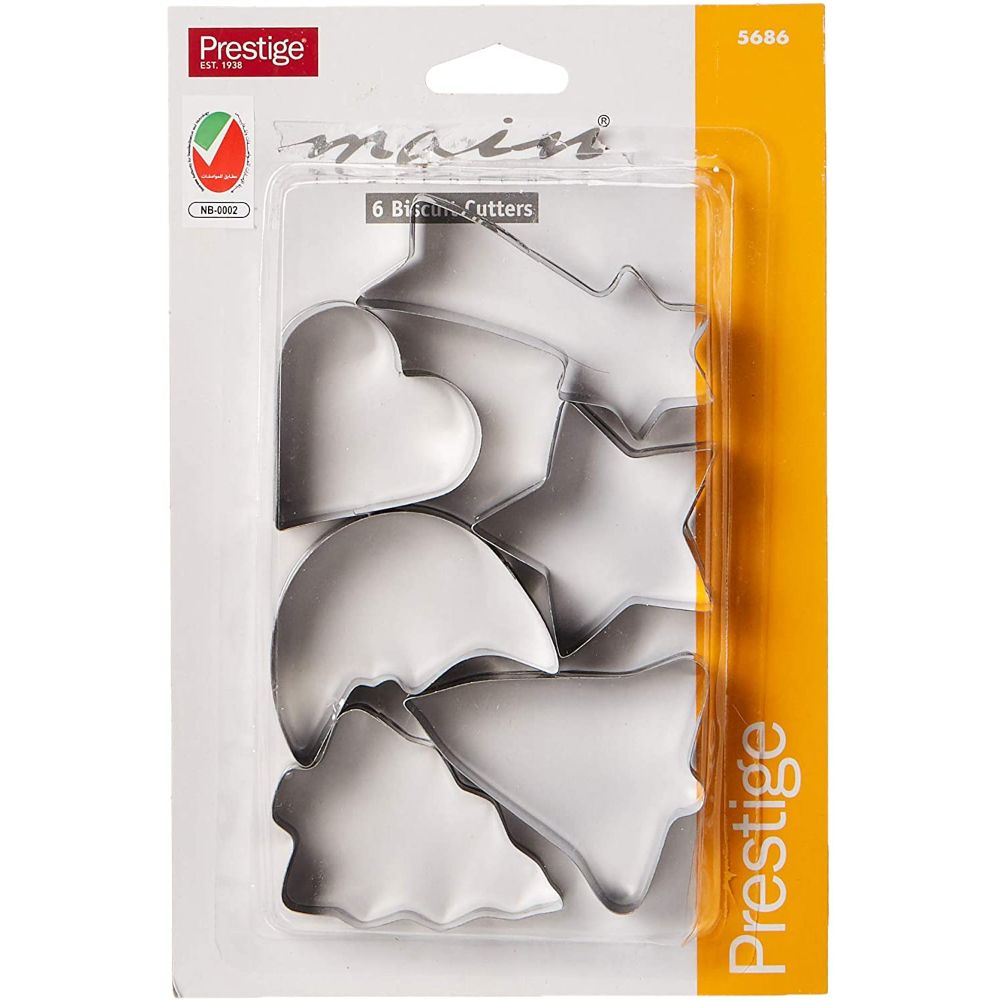 Prestige 6 Pc Biscuit Cutters (Pack of 3)