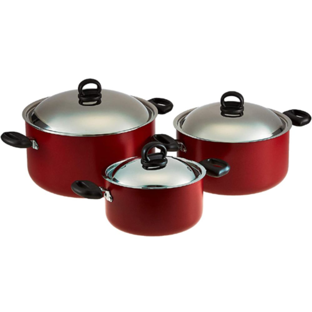 Prestige 6 قطع مجموعة الطهي غير لاصقة