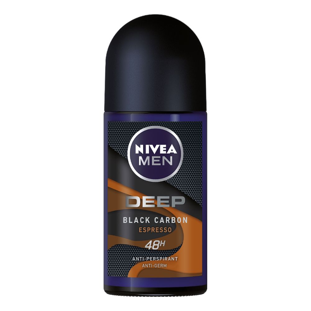 Nivea Roll-On Deep Brown Expresso Deodorant 50ml - (Pack Of 6) - Billjumla.com