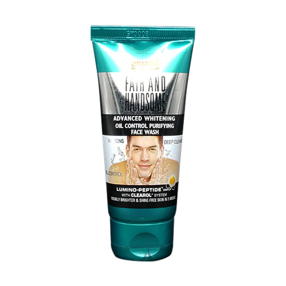 Emami Fair And Handsome Advanced Whitening Oil Control Purifying Face Wash 50g (Pack Of 6 Pieces) - Billjumla.com