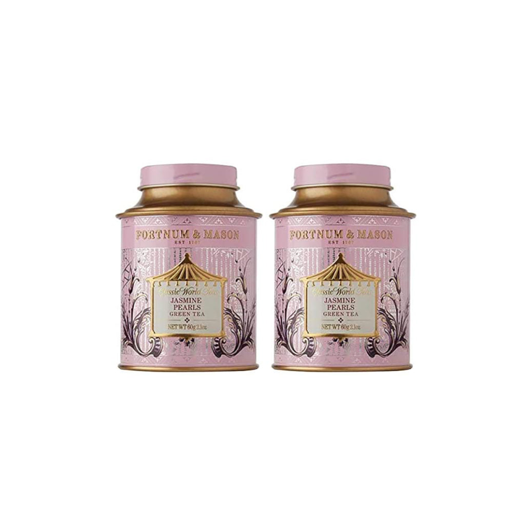 Fortnum & Mason Jasmine Pearls Loose Leaf Tea 60g (Pack of 2)