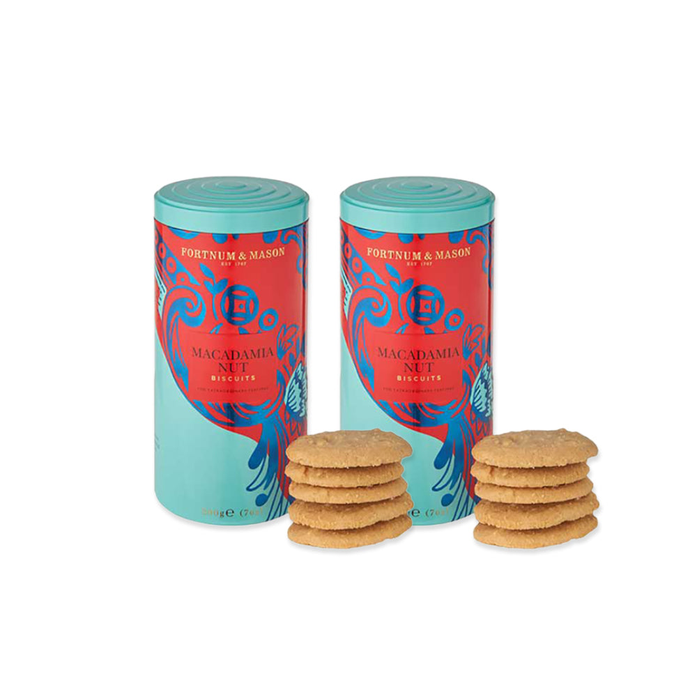 Fortnum & Mason Piccadilly Macadamia Nut Biscuits 200g (Pack of 2)