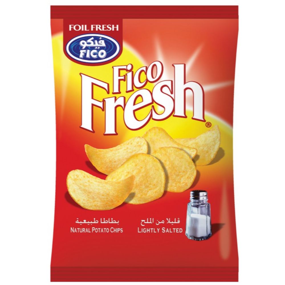 شيبس التين الطازج المملح 14 جرام (2 كيس من 23 قطعة - مجموع 46 قطعة)