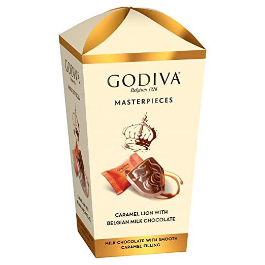 Godiva Caramel, Dark & Hazelnut Chocolate Variety Pack (2 Each - Total 6 Pcs)