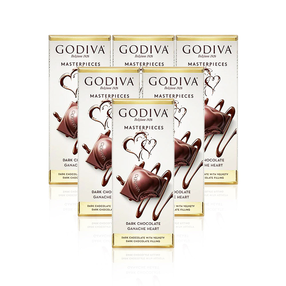 Godiva Dark Chocolate Heart Ganache 86 Gm (Pack of 2)