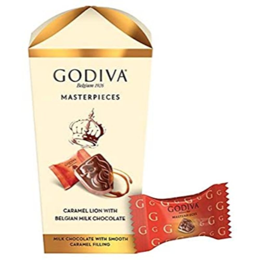 Godiva Milk Chocolate Caramel Lion 119Gm (Pack of 5 Pieces) - Billjumla.com