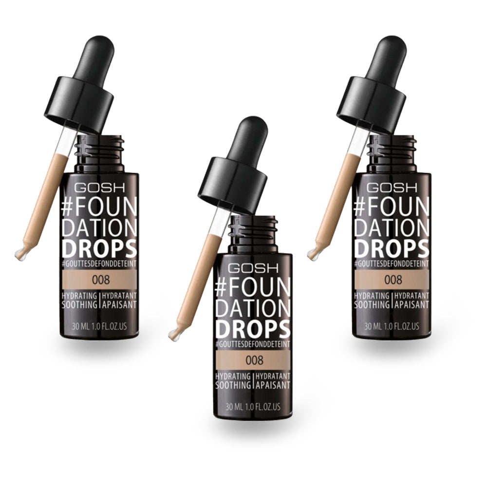 Gosh Foundation Drops - Pack Of 3 pieces - Billjumla.com