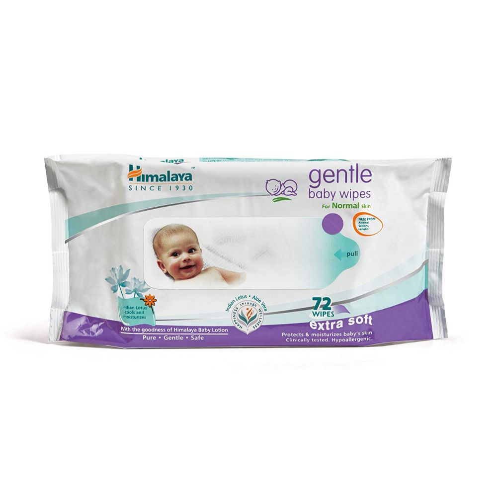 Himalaya Gentle Baby Wipes 72s - (Pack of 12) - Billjumla.com