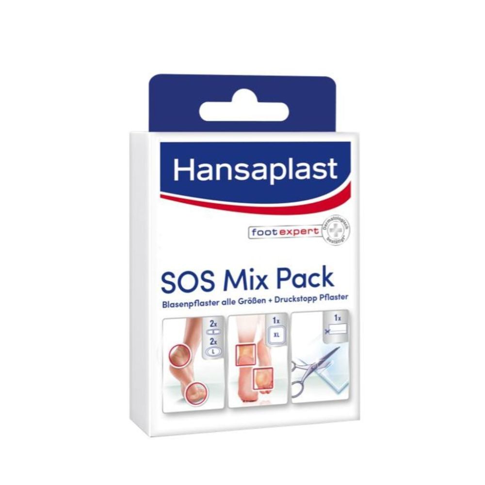 Hansaplast Sos Mix Pack 6 Pieces - (Pack Of 10) - Billjumla.com