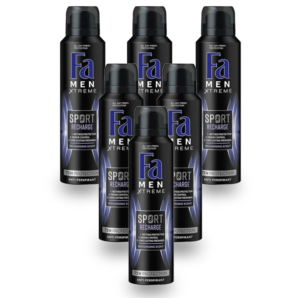 فا اسبراي مزيل العرق سبورت150 مل(عبوه من6 قطع)