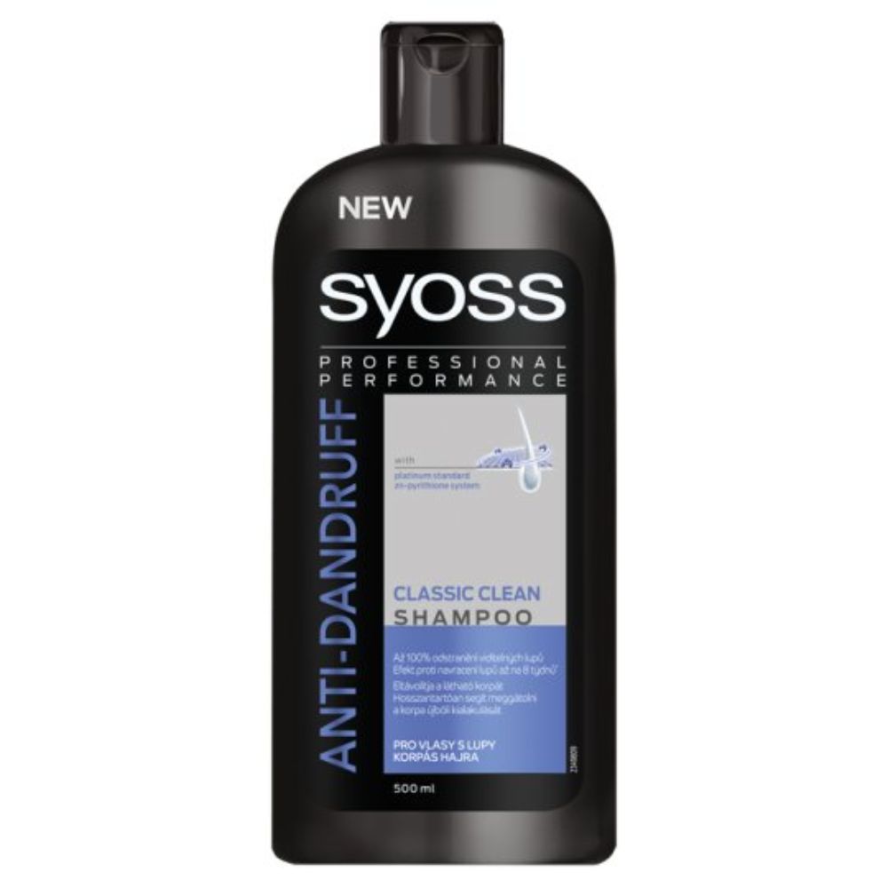Syoss Shampoo Anti-Dandruff Classic 500ml - (Pack of 3) - Billjumla.com