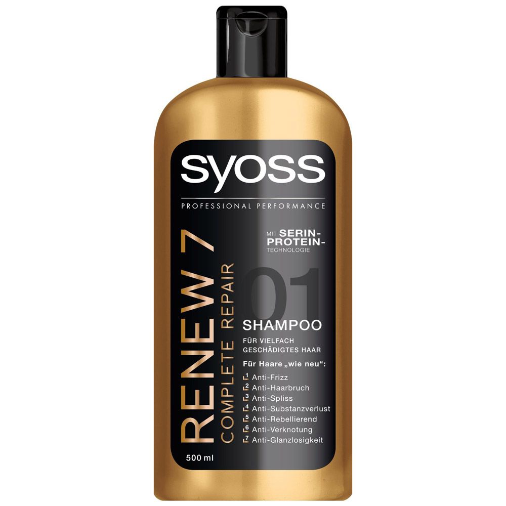 Syoss Shampoo Renew7 500ml - (Pack of 3) - Billjumla.com