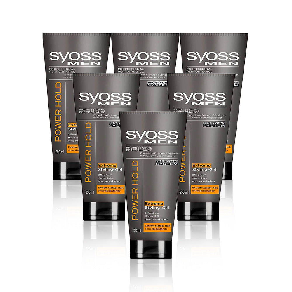 سيوس جل شعر لتثبيت أقوى 250مل عبوة من 6 قطع