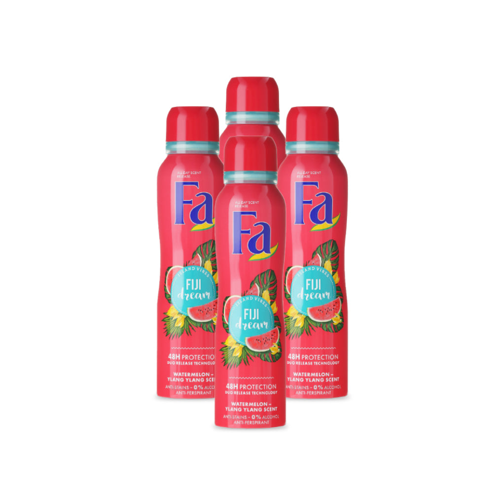 Fa Deospray Fiji Dream 150ml - Pack of 4