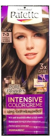 Palette Intensive Color Crème 7-3 Medium Marble Blonde (Pack of 5)