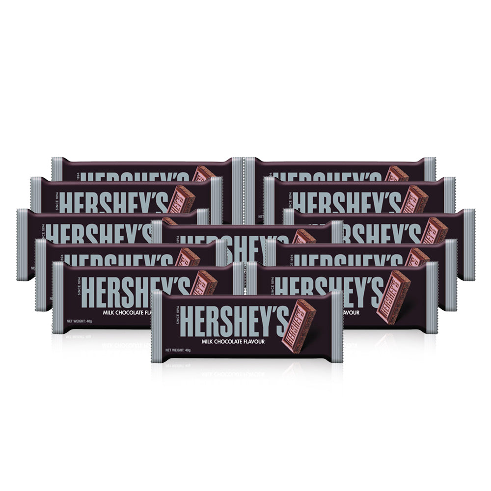 هيرشي لوح الشيكولاتة بالحليب 40غ عبوة من 24 قطعة