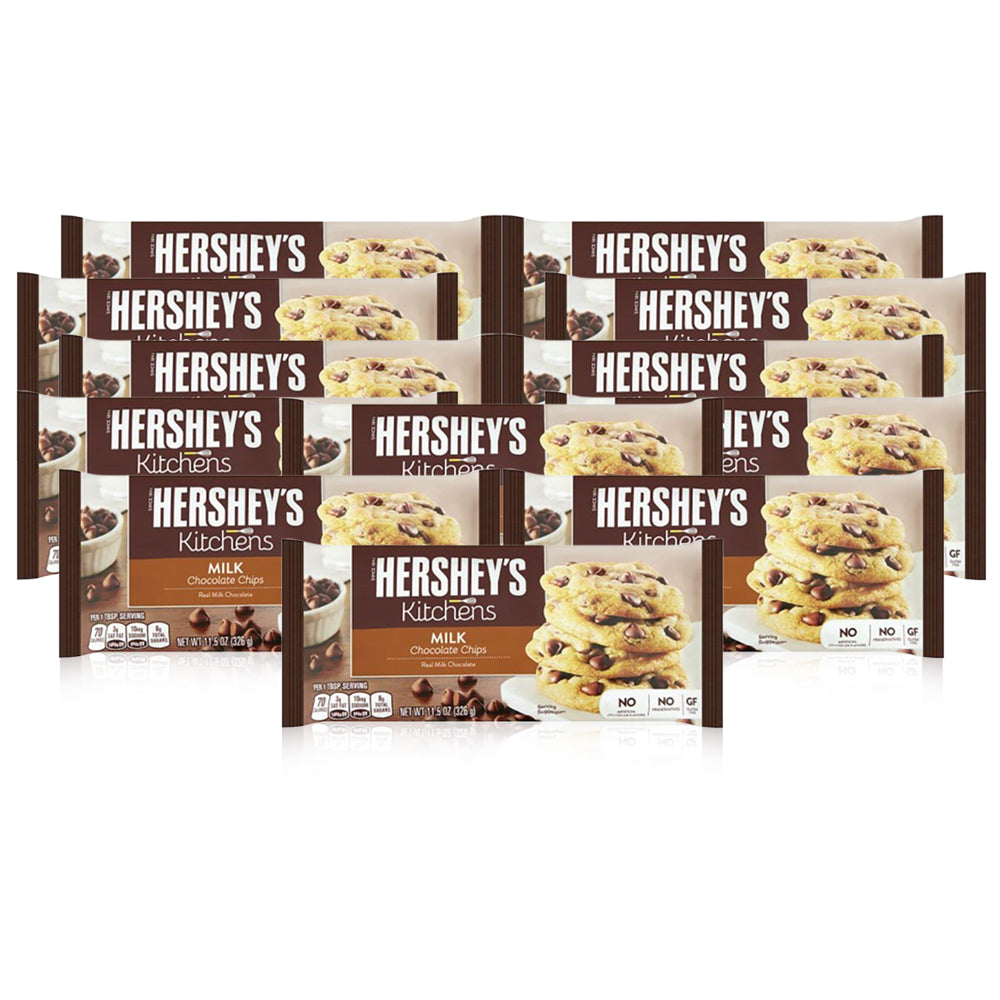 رقائق حليب هيرشي 275 جرام (عبوة من 12 قطعة)