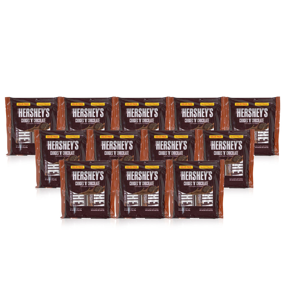 Hershey's Cookies n Chocolate Bar MultiPack 4 X 40g - (Pack of 12)