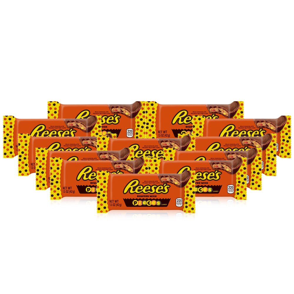 هيرشي ريسيز قطع أكواب زبدة الفول السوداني 42 جم (عبوة من 24 قطعة)