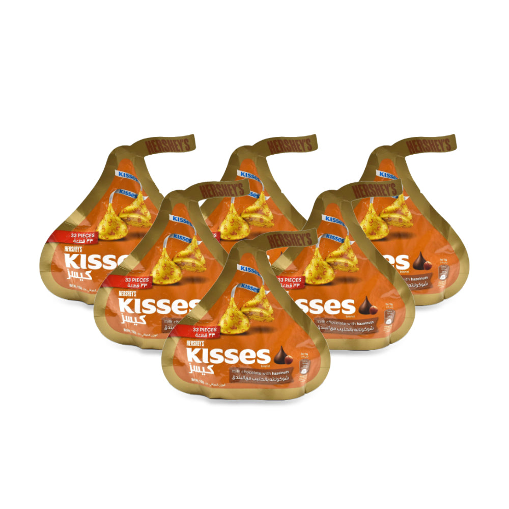 Hershey's Kisses Hazelnut 150g (Pack of 6)