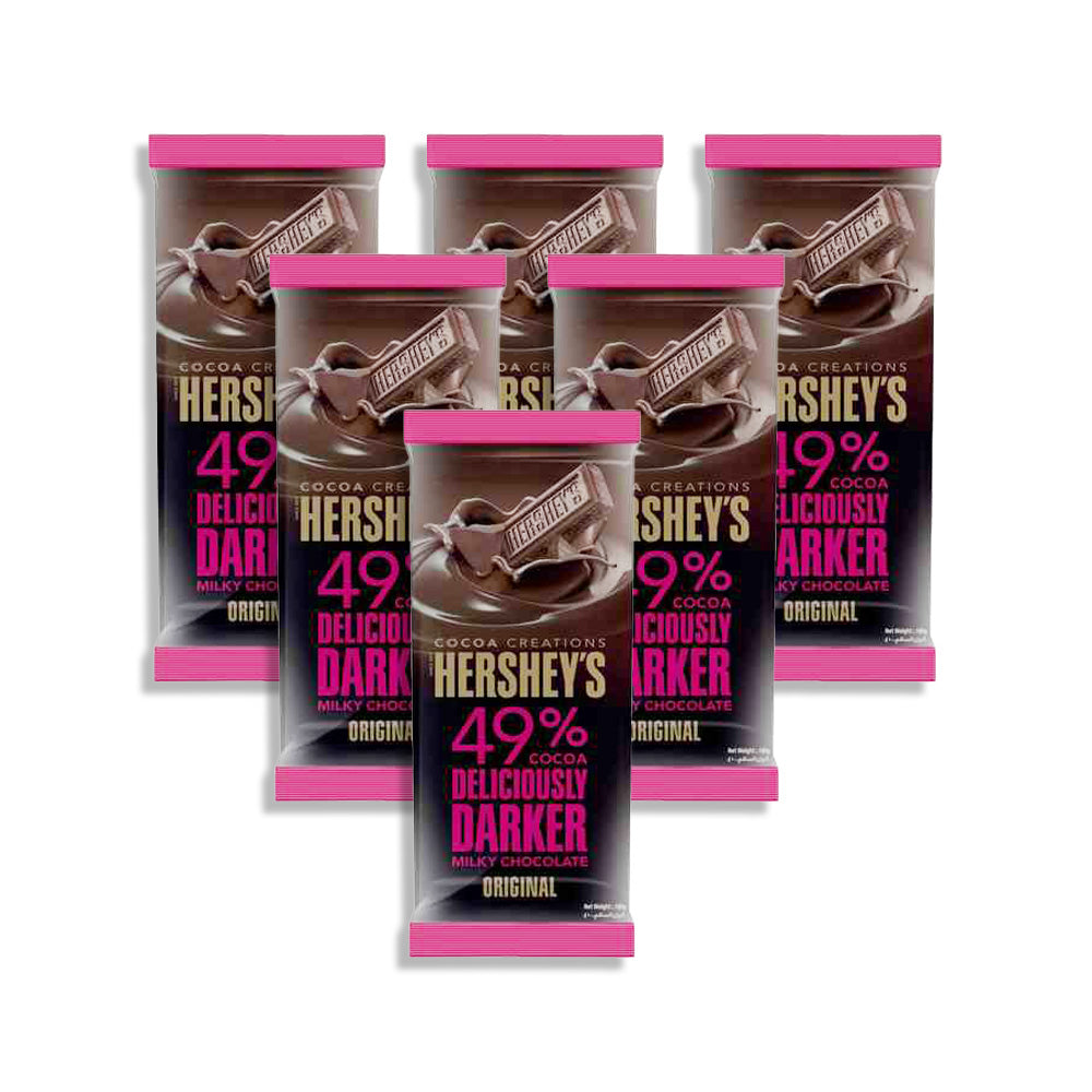 شوكولاتة داكنة 100 غ من هارشي ( مجموعة من 6 ألواح)