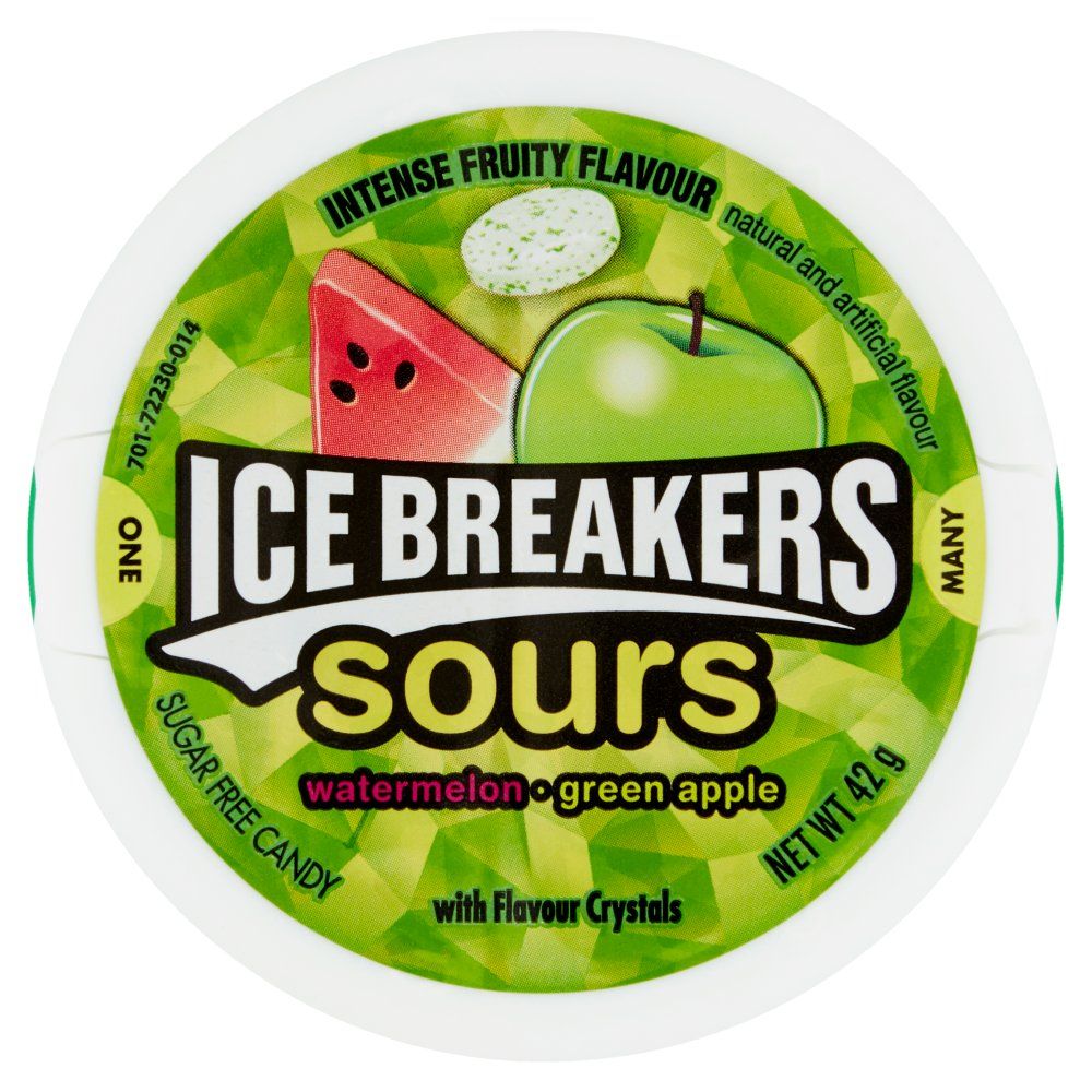 Icebreakers Watermelon & Green Apple 42g (Pack of 8) - Billjumla.com