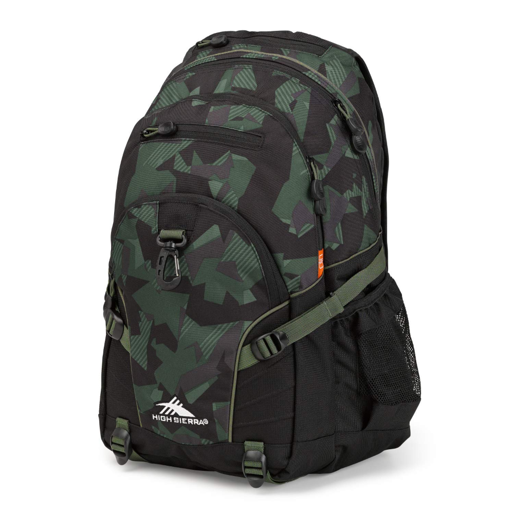 High Sierra Loop Daypack Shattered Camo/black/olive - Billjumla.com