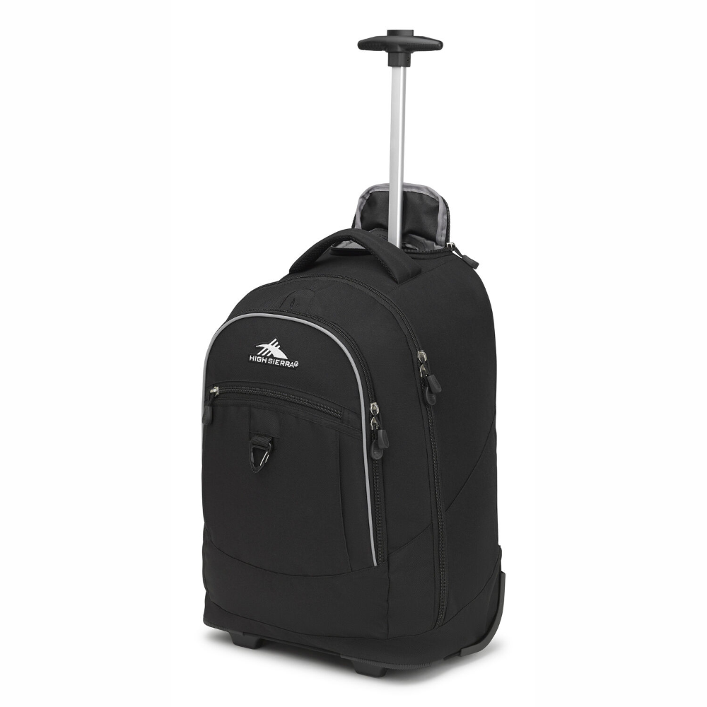 High Sierra Chaser Wheeled Backpack Black - Main Image