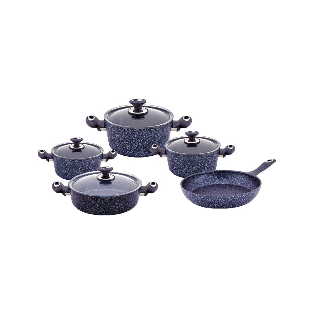 Hascevher Stoneco Blue 9 Pcs Set - Billjumla.com