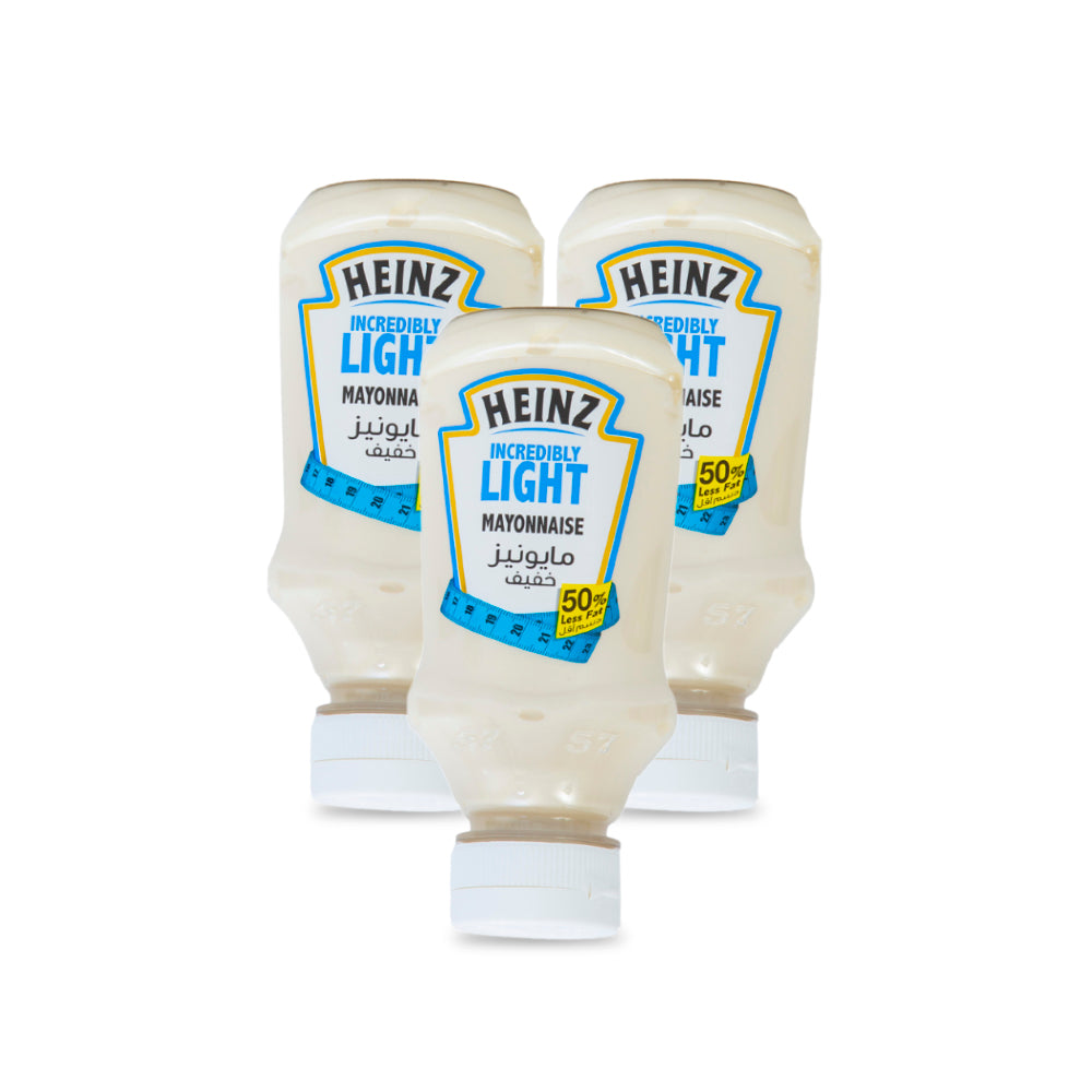 مايونيز خفيف بشكل لا يصدق هاينز 400 مل مجموعة من 3 عبوات