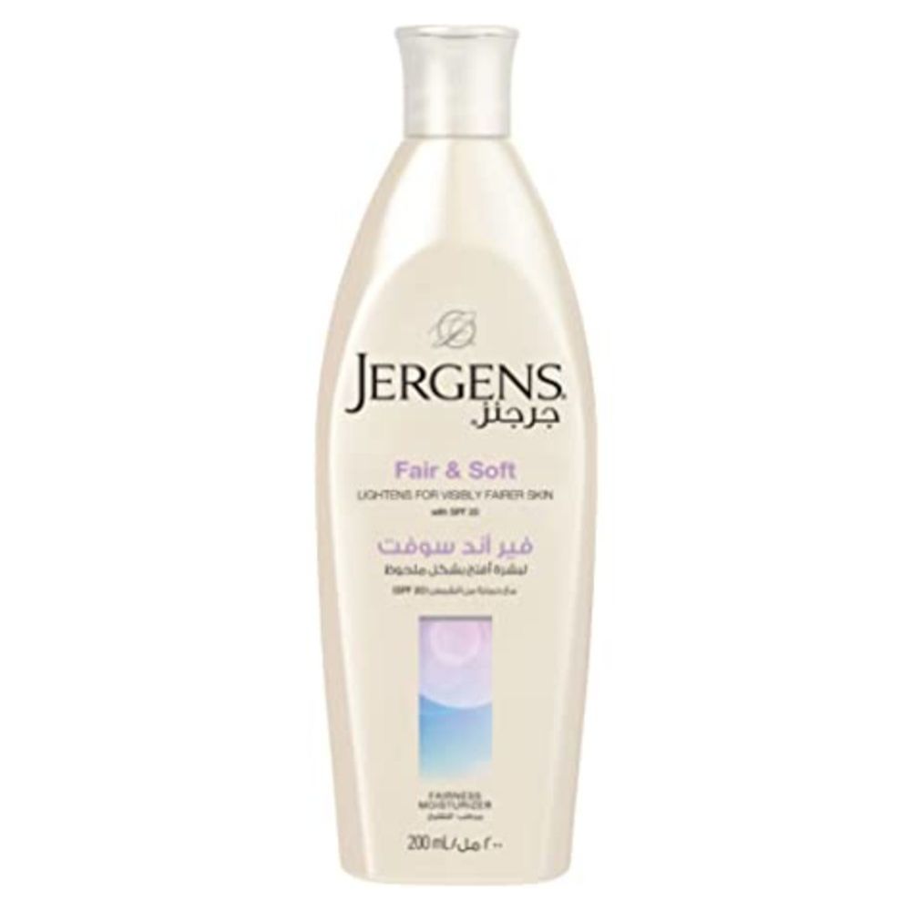 Jergens Fair & Soft Lotion, 200ml (Pack of 12)
