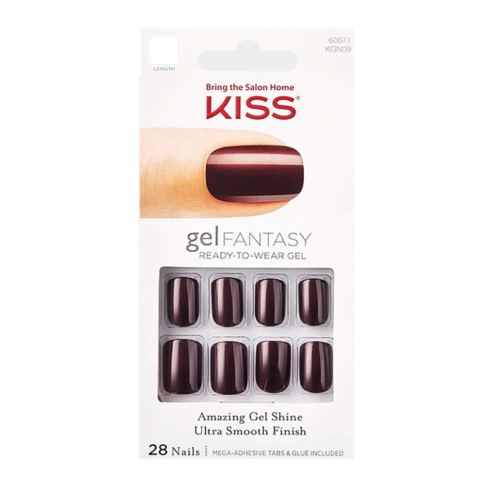 Kiss Gel Fantasy Nails Short Length - Pack Of 3 Pieces - Billjumla.com