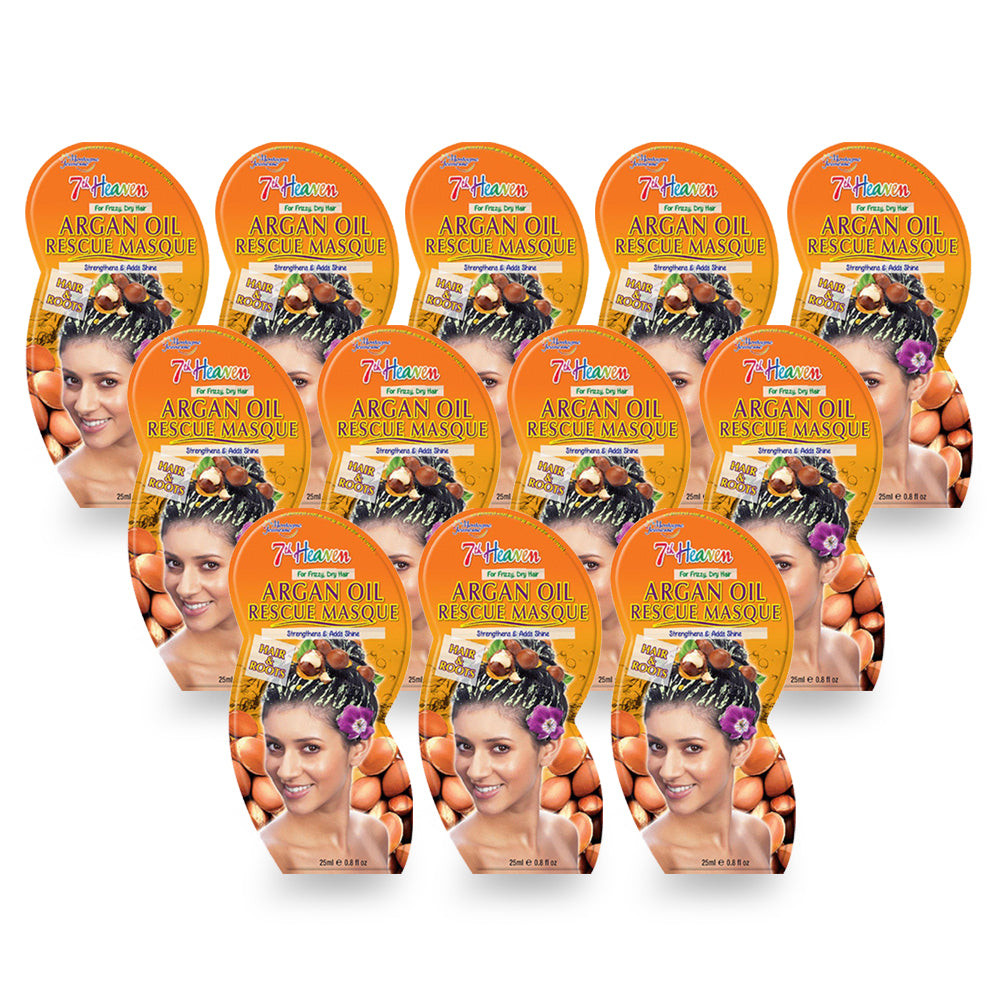 ماسك للشعر بزيت الأرغان من مونتاني جيونس (مجموعة من 12 قطعة)