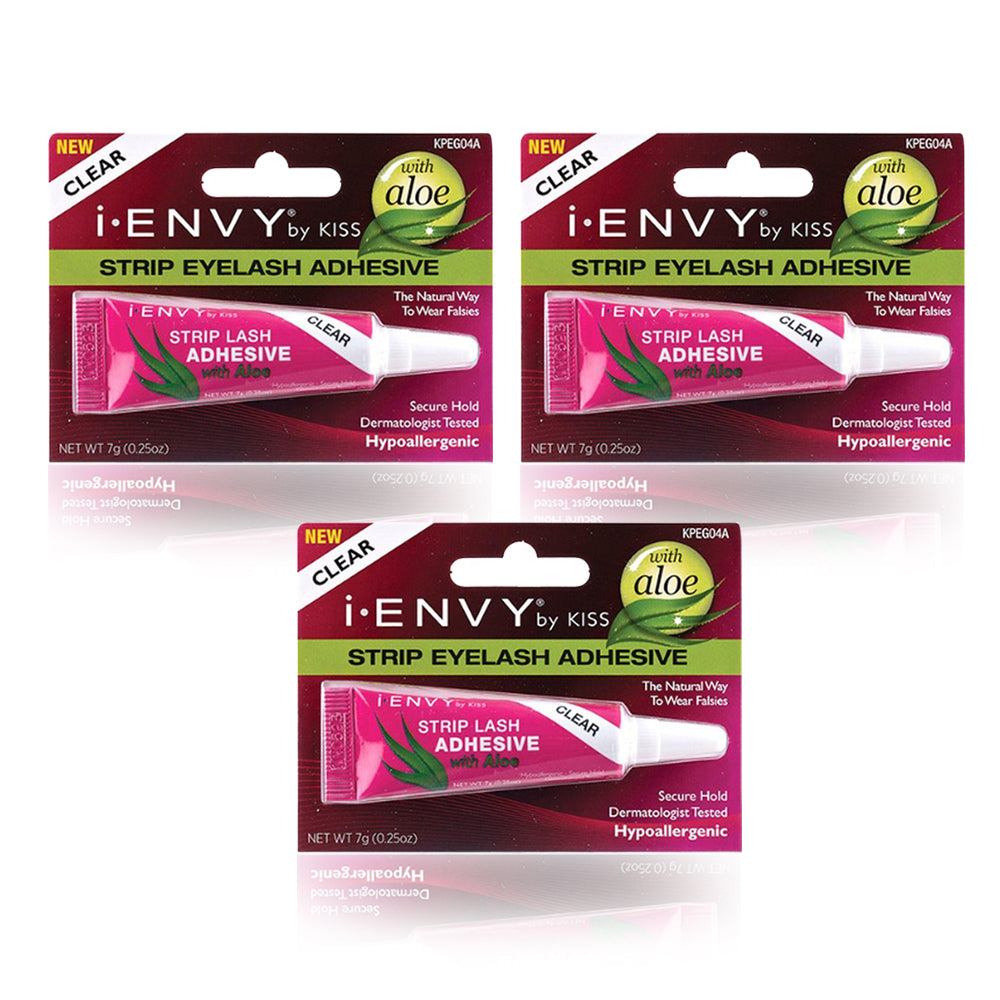 كيس لاصق للرموش شفاف بالصبار (عبوة 3 قطع)