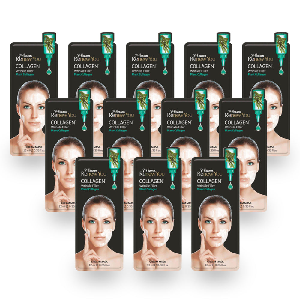 Montagne Jeunesse Collagen Wrinkle Filler.Cream Mask 12ml - (Pack of 12)