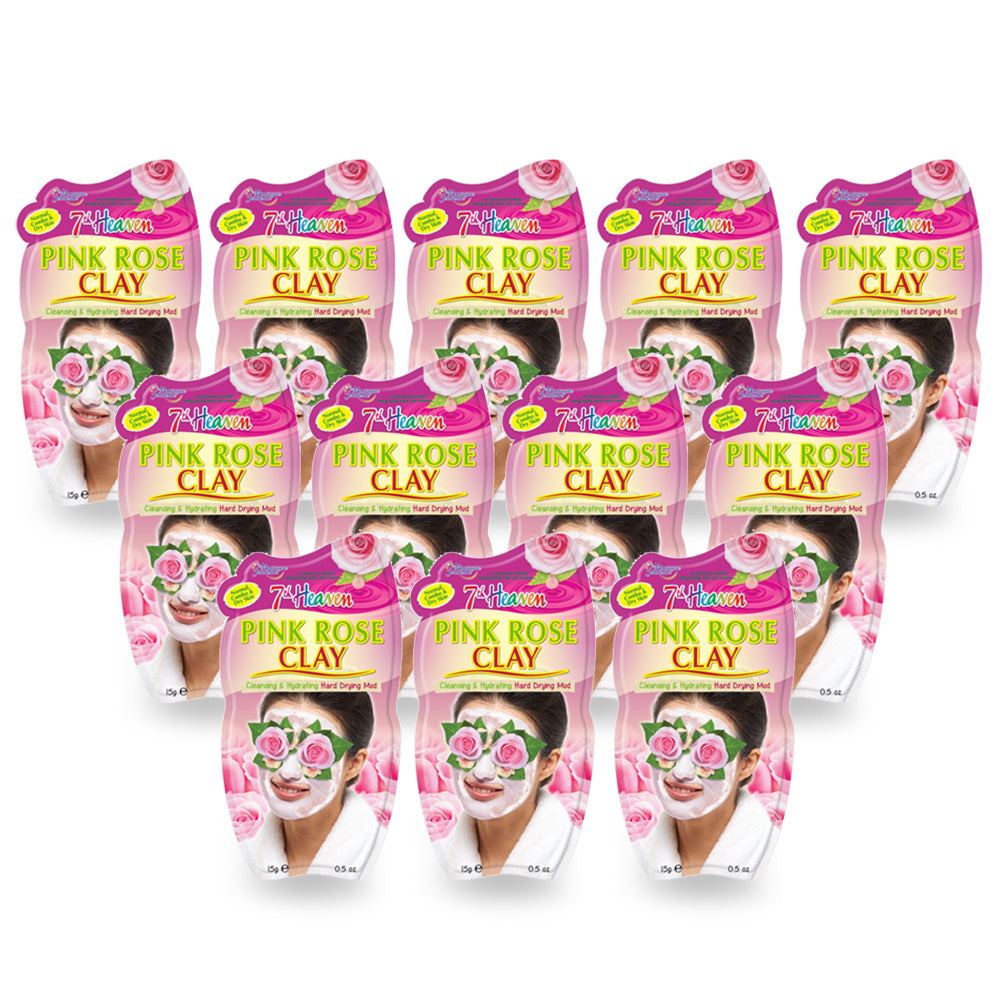Montagne Jeunesse Pink Rose Clay Mud Mask 15g - (Pack of 12) - Billjumla.com