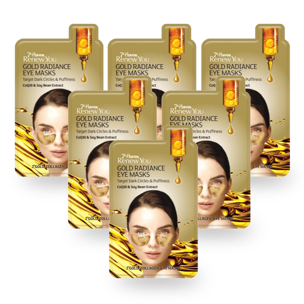Montagne Jeunesse Renew You Gold Radiance Eye Mask - (Pack of 6)