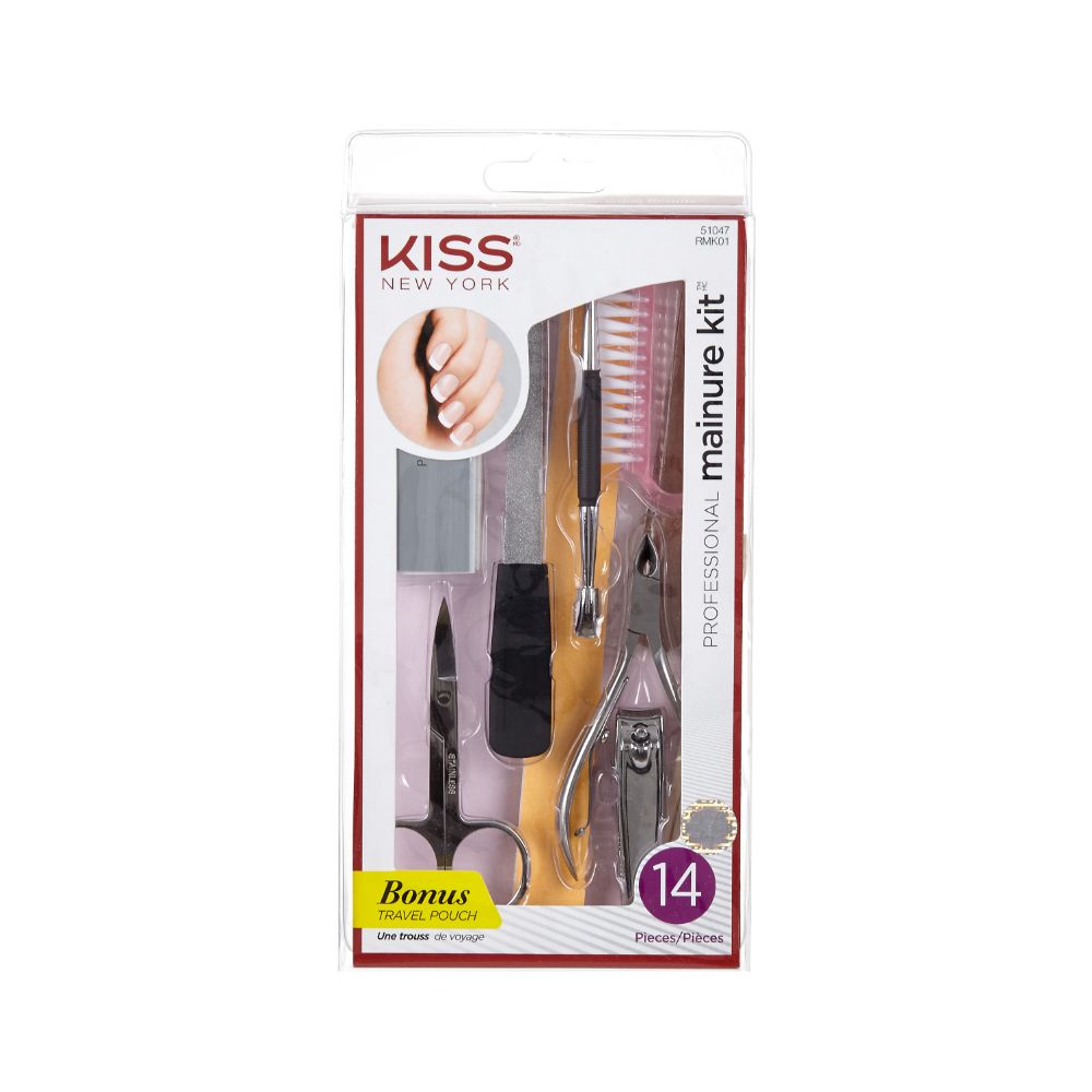 مجموعة العناية بأظافر اليدين من Kiss الاحترافية