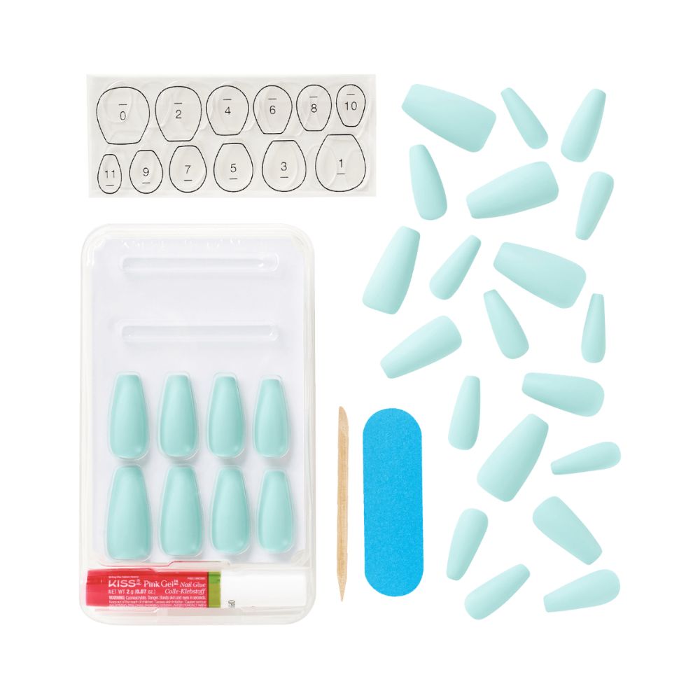 KISS Gel Sculpted Nails - Back It Up (Pack Of 3)